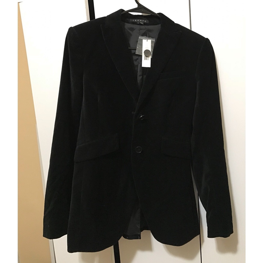 THEORY black velvet blazer 4 new